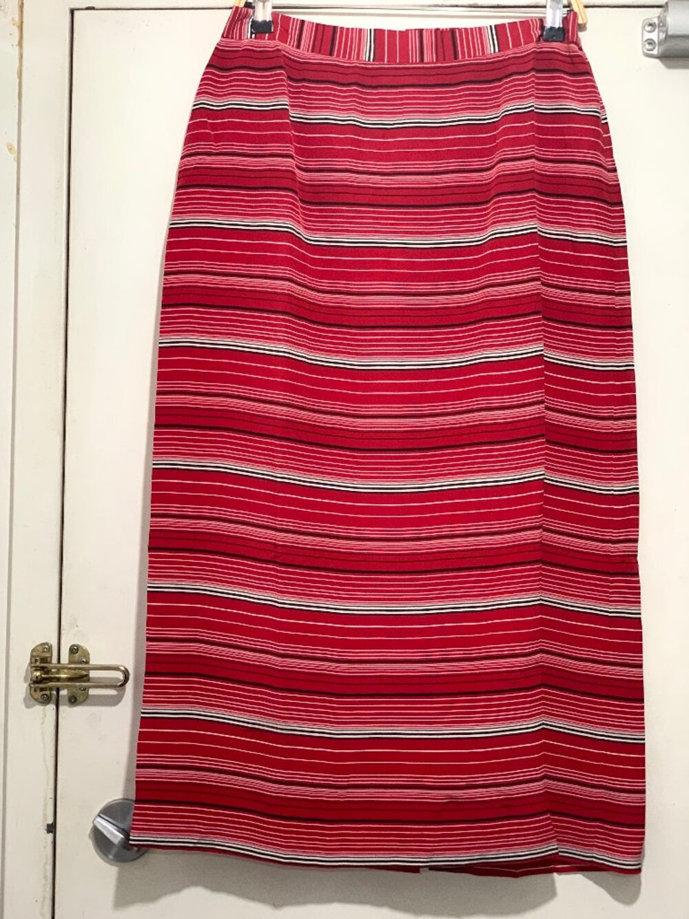NEW CHADWICK'S STRIPED SILK MAXI SKIRTS SIZE 30